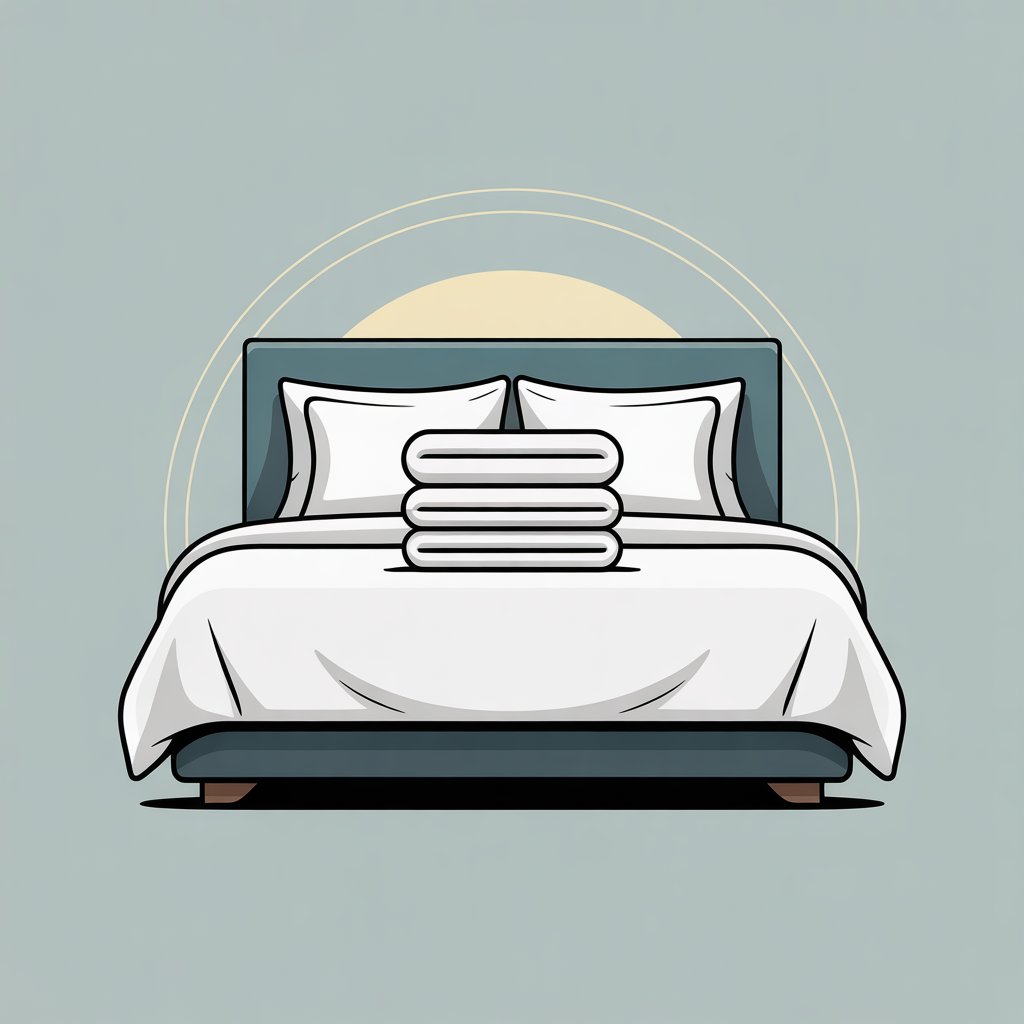 Fresh linens prepared for turnover