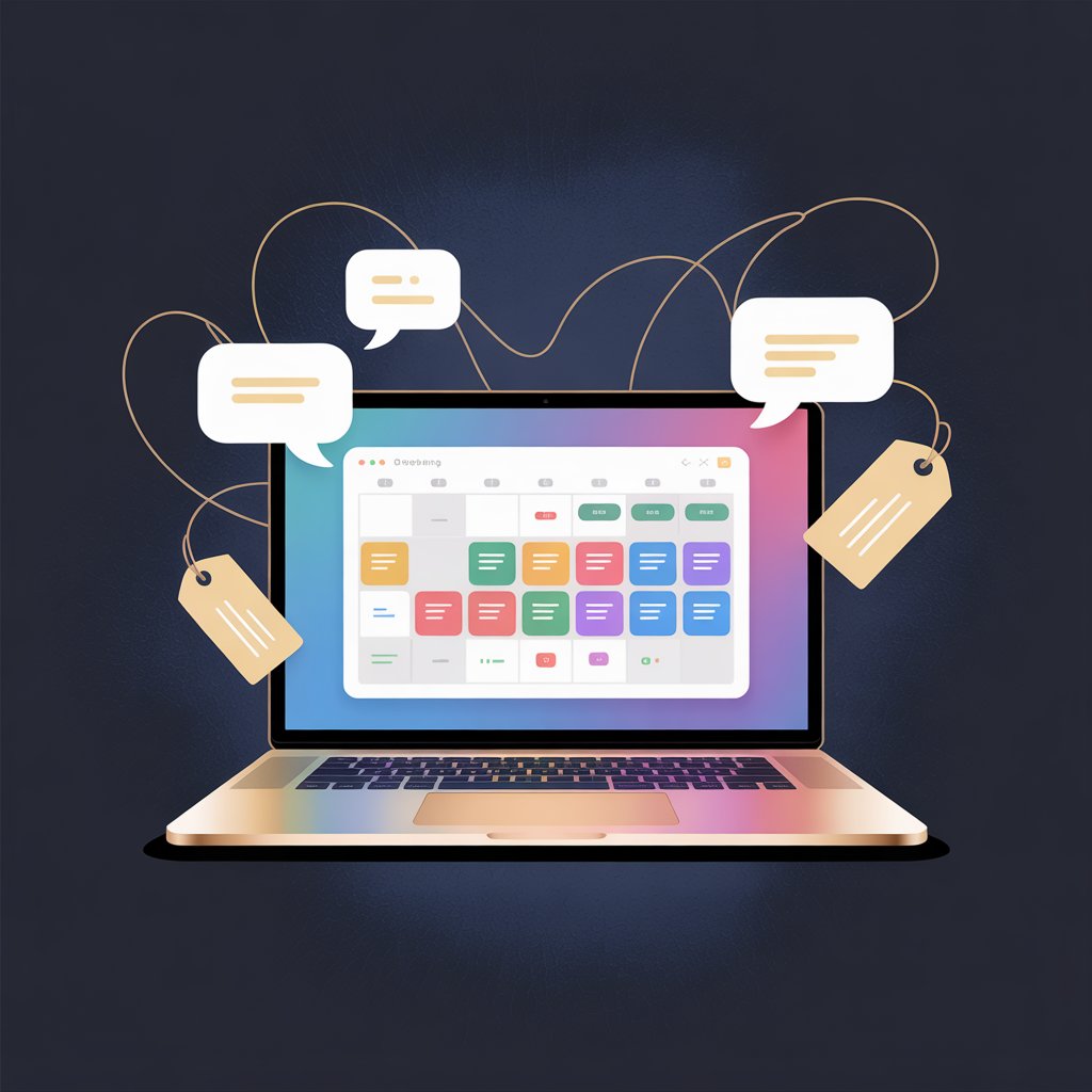 Airbnb dashboard on laptop
