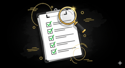 QC checklist for turnover