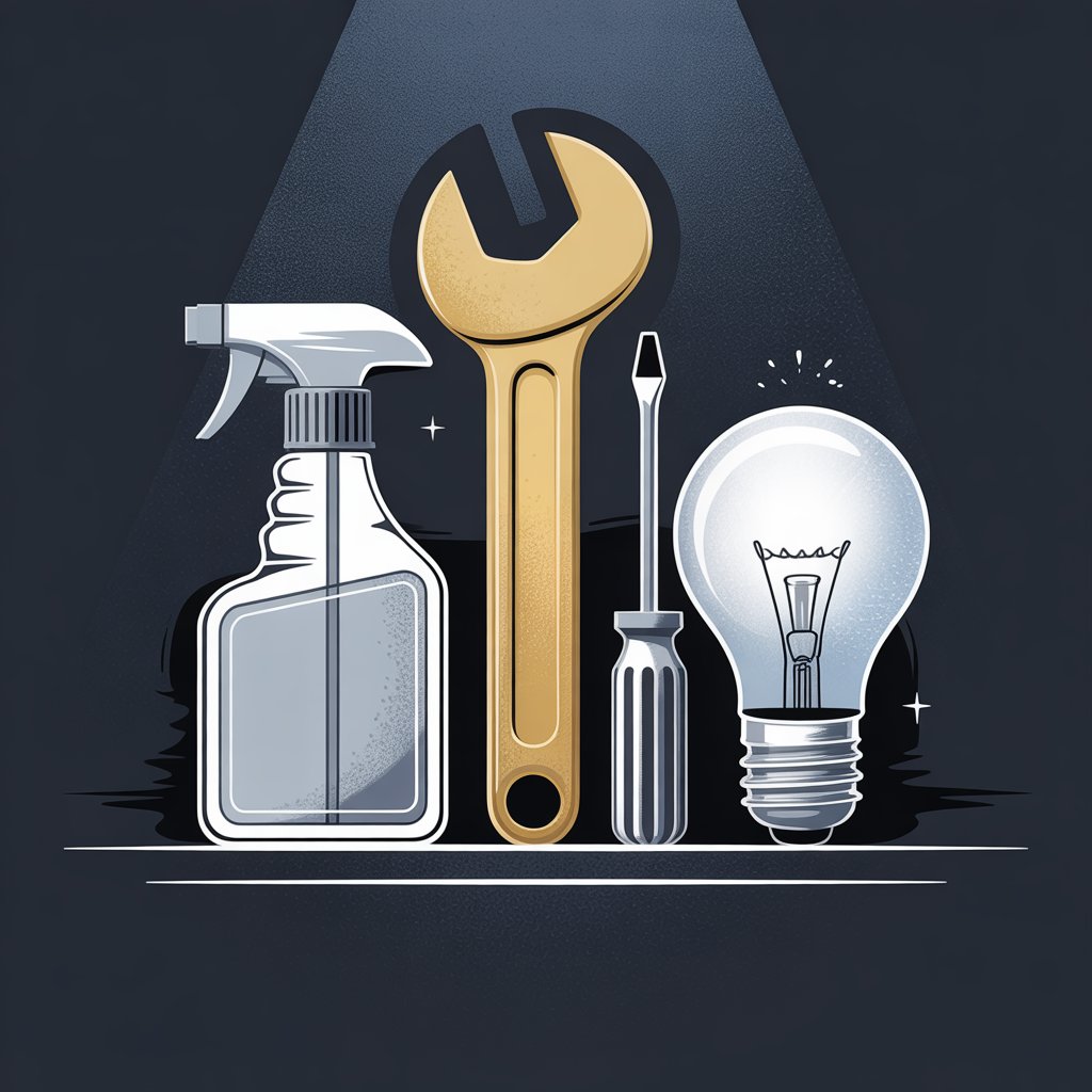Maintenance toolkit and supplies